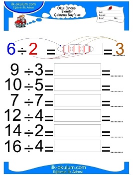 Çocuklar İçin toplam işlemi yaprak testleri 